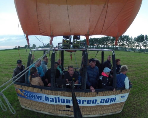 Heteluchtballonvaart vanaf Schagen Noord Holland